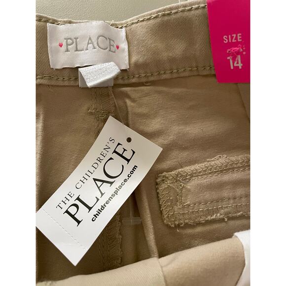 The Children's Place Girl's Stretch Chino Shorts 14 - Picture 4 of 10